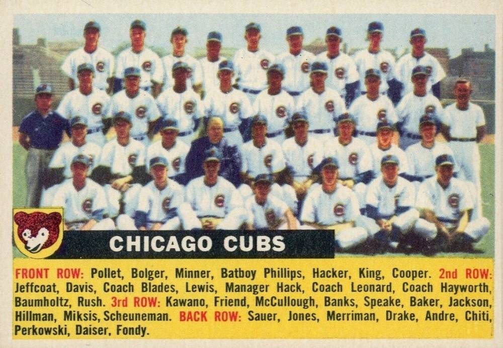 1956 Topps Chicago Cubs #11wc Baseball Card