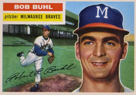 1956 Topps Bob Buhl #244 Baseball Card