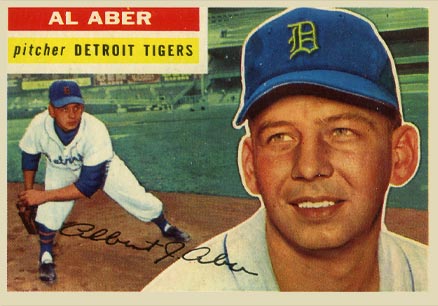 1956 Topps Al Aber #317 Baseball Card