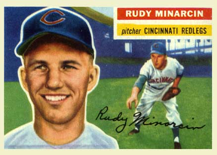 1956 Topps Rudy Minarcin #36 Baseball Card