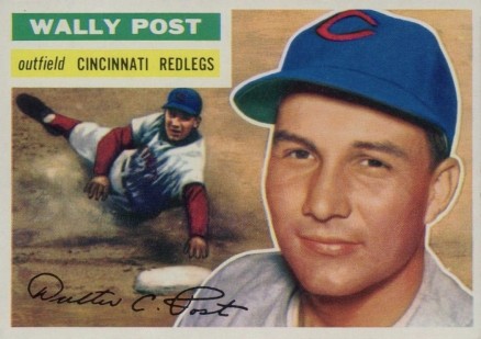 1956 Topps Wally Post #158w Baseball Card