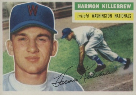 1956 Topps Harmon Killebrew #164w Baseball Card
