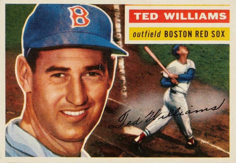 1956 Topps Ted Williams #5g Baseball Card
