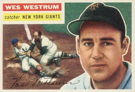 1956 Topps Wes Westrum #156w Baseball Card
