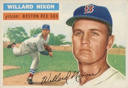 1956 Topps Willard Nixon #122w Baseball Card