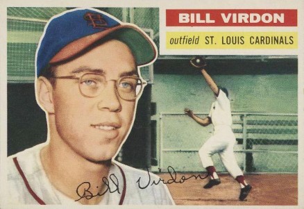 1956 Topps Bill Virdon #170w Baseball Card