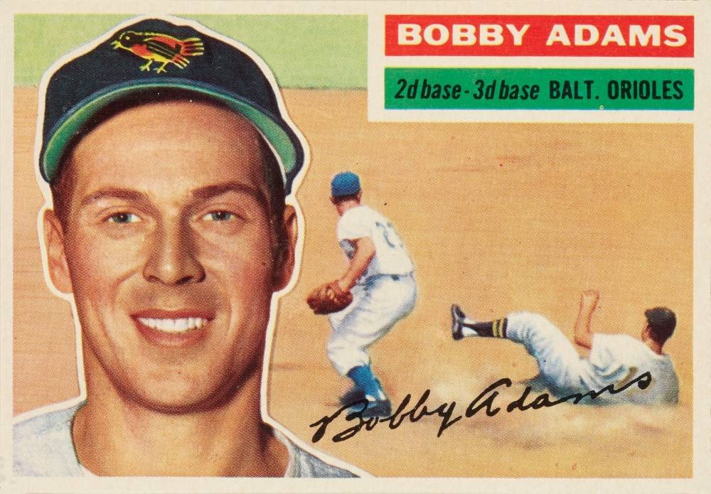 1956 Topps Bobby Adams #287 Baseball Card