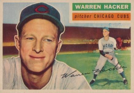 1956 Topps Warren Hacker #282 Baseball Card