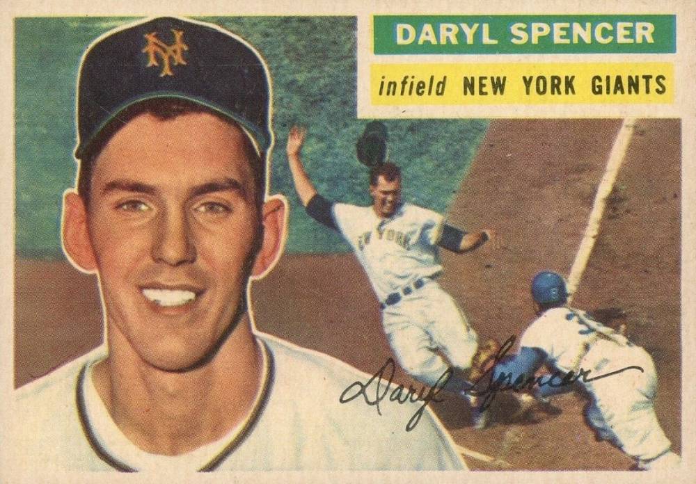 1956 Topps Daryl Spencer #277 Baseball Card