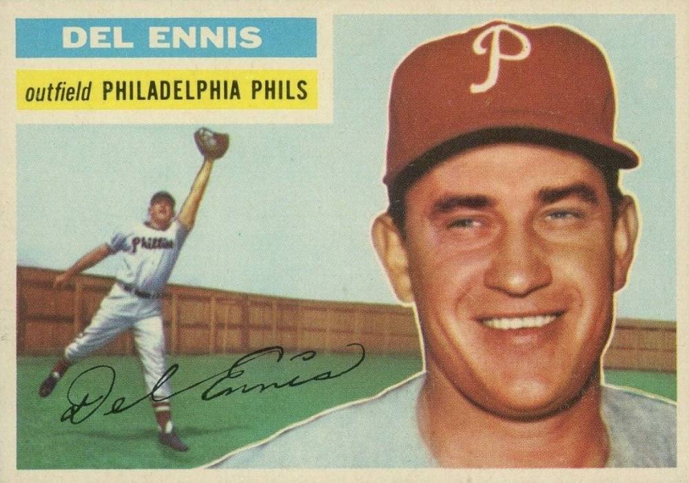 1956 Topps Del Ennis #220 Baseball Card