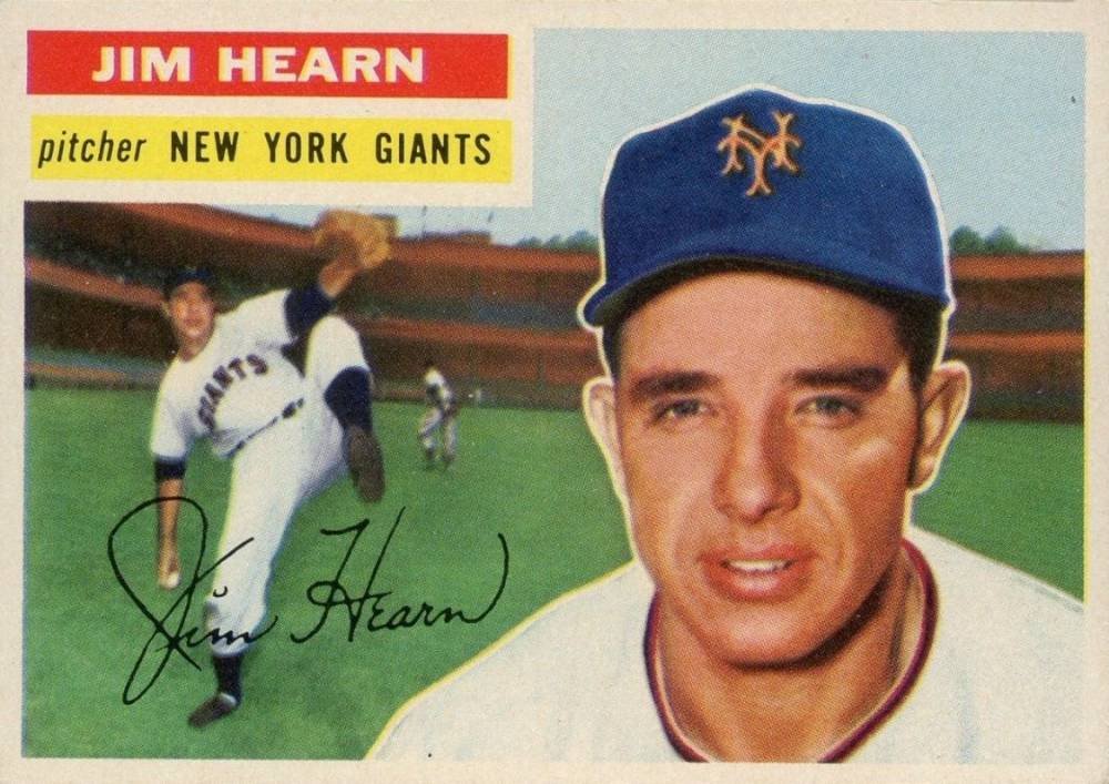 1956 Topps Jim Hearn #202 Baseball Card