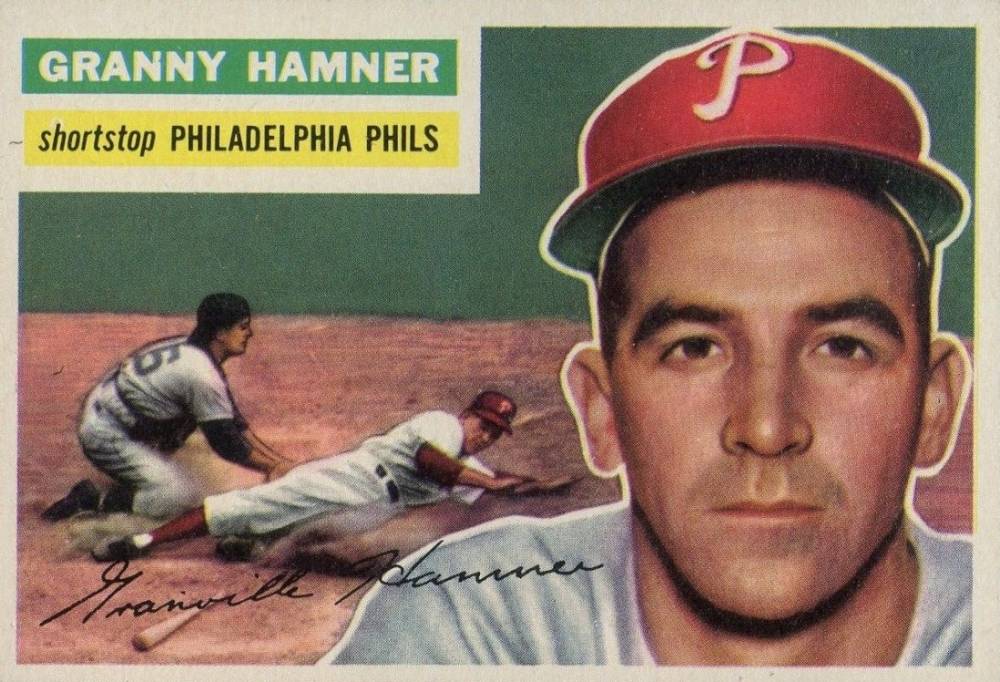 1956 Topps Granny Hamner #197 Baseball Card