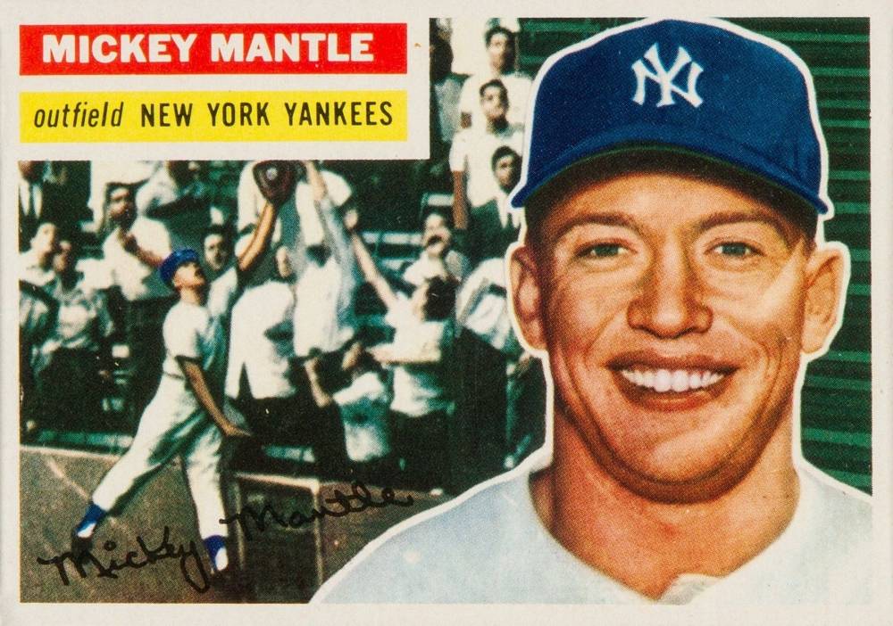1956 Topps Mickey Mantle #135 Baseball Card