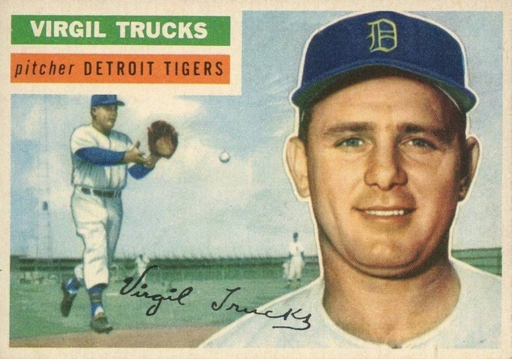 1956 Topps Virgil Trucks #117 Baseball Card