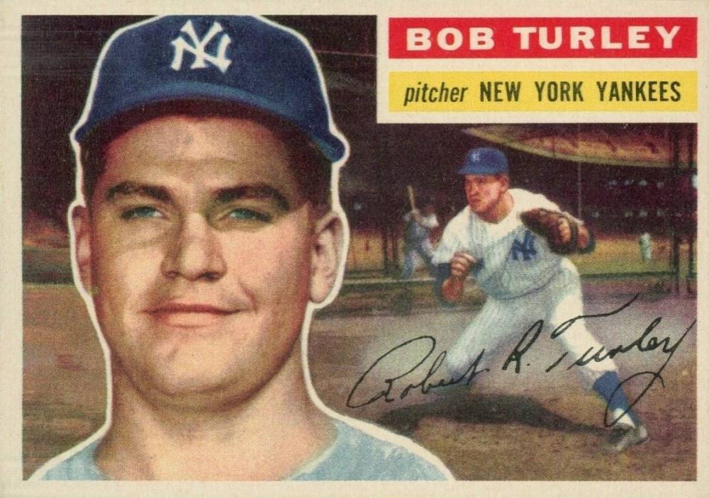 1956 Topps Bob Turley #40 Baseball Card