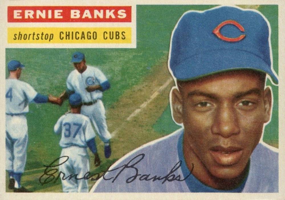 1956 Topps Ernie Banks #15 Baseball Card