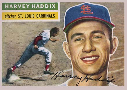 1956 Topps Harvey Haddix #77 Baseball Card