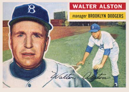 1956 Topps Walter Alston #8 Baseball Card