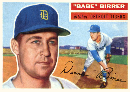 1956 Topps Babe Birrer #84 Baseball Card