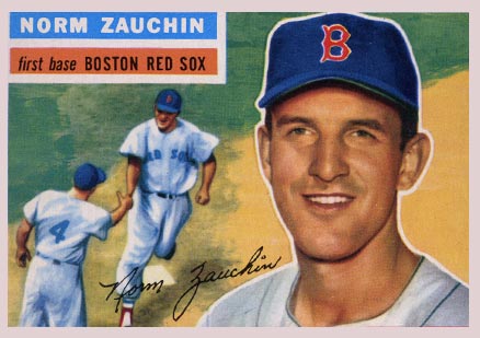 1956 Topps Norm Zauchin #89 Baseball Card