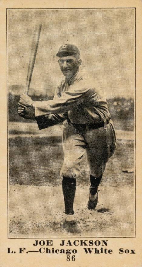 1916 Standard Biscuit Joe Jackson #86 Baseball Card