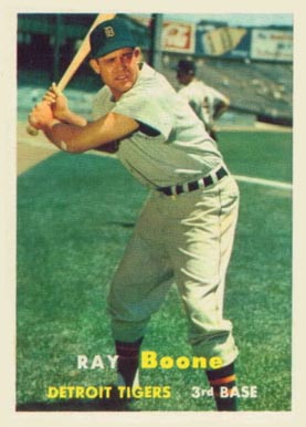 1957 Topps Ray Boone #102 Baseball Card