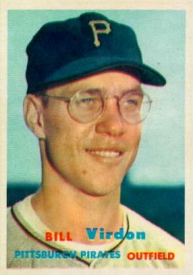 1957 Topps Bill Virdon #110 Baseball Card