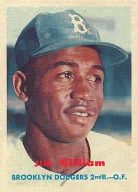 1957 Topps Jim Gilliam #115 Baseball Card
