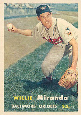 1957 Topps Willie Miranda #151 Baseball Card