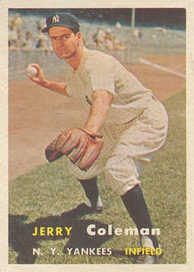 1957 Topps Jerry Coleman #192 Baseball Card