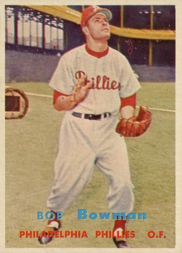 1957 Topps Bob Bowman #332 Baseball Card