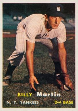 1957 Topps Billy Martin #62 Baseball Card