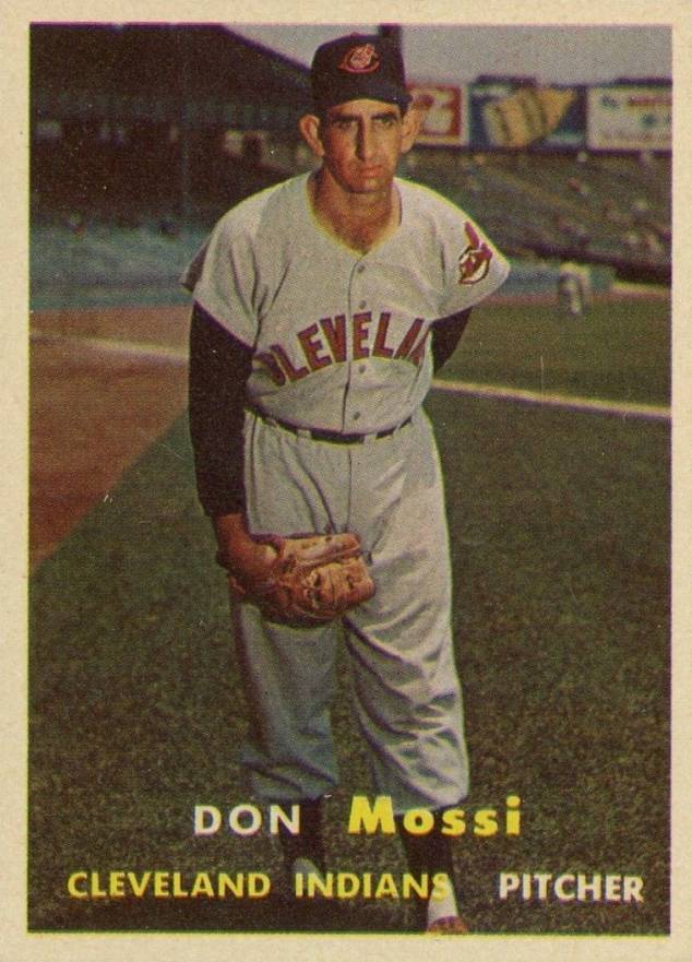 1957 Topps Don Mossi #8 Baseball Card