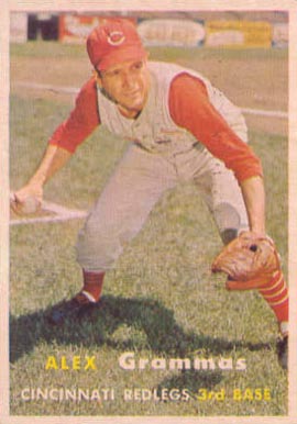 1957 Topps Alex Grammas #222 Baseball Card