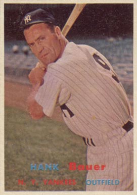 1957 Topps Hank Bauer #240 Baseball Card