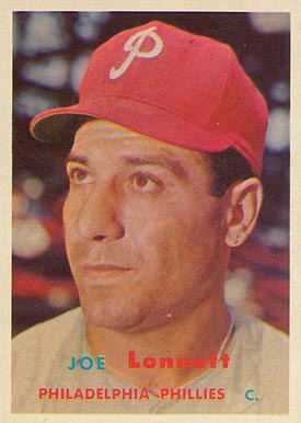 1957 Topps Joe Lonnett #241 Baseball Card