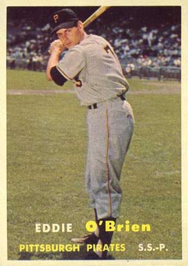 1957 Topps Eddie O'Brien #259 Baseball Card