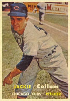 1957 Topps Jackie Collum #268 Baseball Card