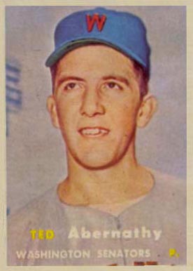 1957 Topps Ted Abernathy #293 Baseball Card