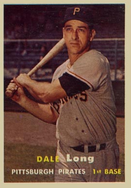 1957 Topps Dale Long #3 Baseball Card