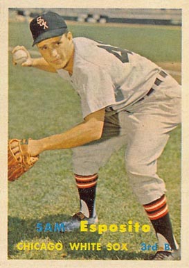 1957 Topps Sam Esposito #301 Baseball Card