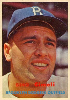 1957 Topps Gino Cimoli #319 Baseball Card