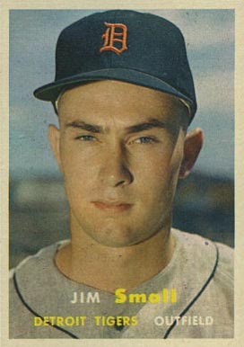 1957 Topps Jim Small #33 Baseball Card