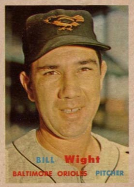 1957 Topps Bill Wight #340 Baseball Card