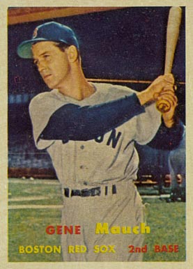 1957 Topps Gene Mauch #342 Baseball Card