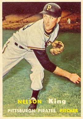 1957 Topps Nelson King #349 Baseball Card