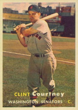 1957 Topps Clint Courtney #51 Baseball Card