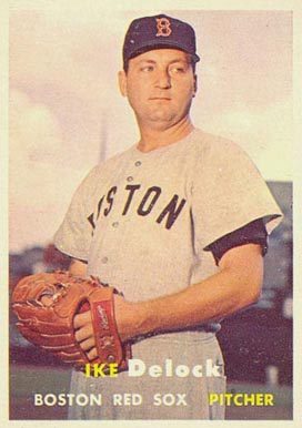 1957 Topps Ike Delock #63 Baseball Card