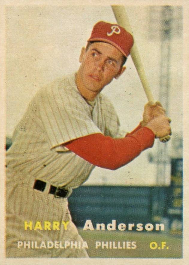1957 Topps Harry Anderson #404 Baseball Card