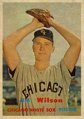 1957 Topps Jim Wilson #330 Baseball Card